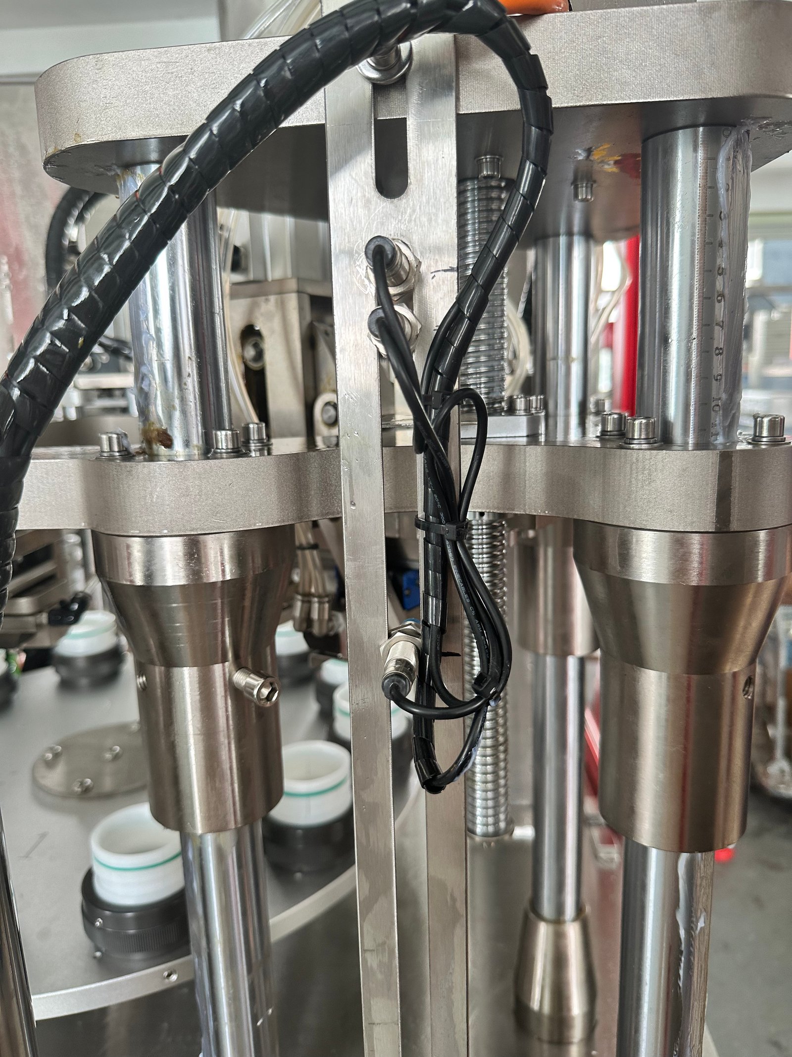 Tube filling machine view 1